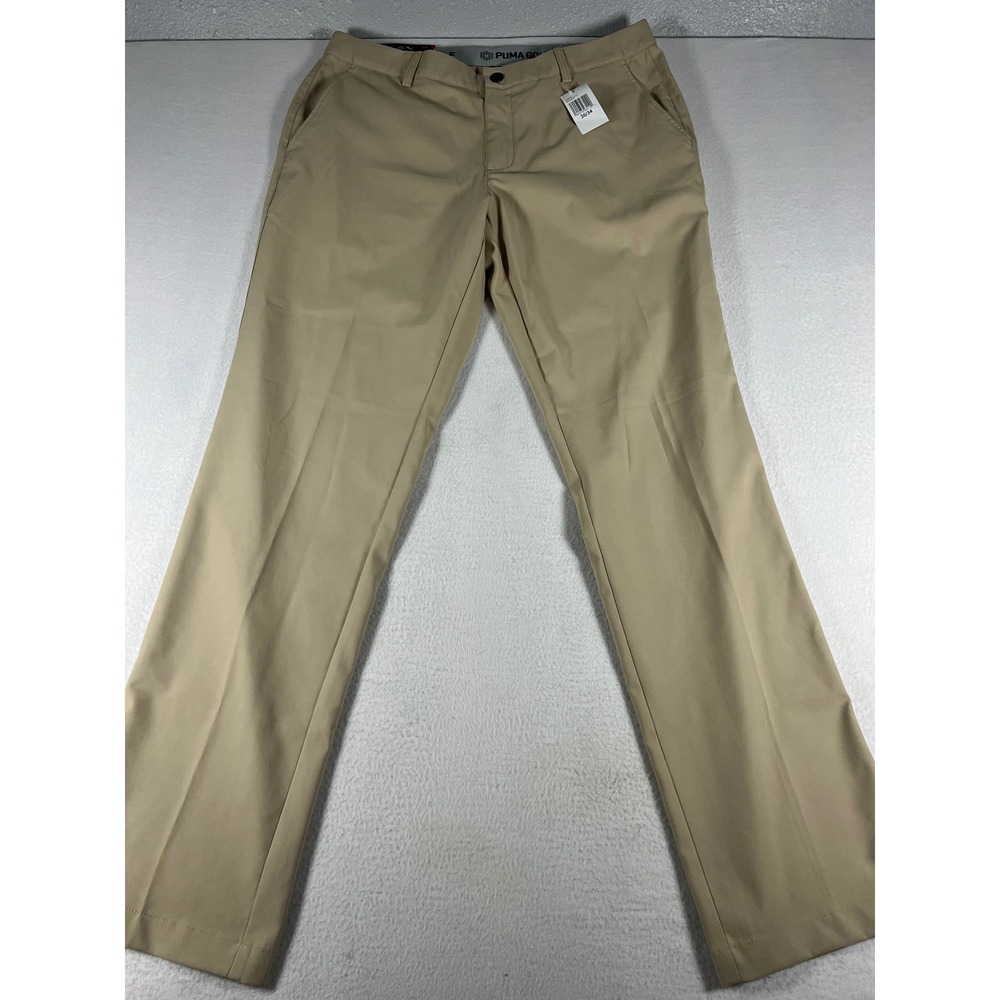 Puma Stretch Pounce Pant Mens 36/34 White Pepper NWT Golf Performance 574228 05